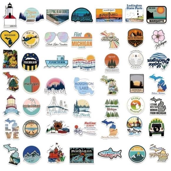 Assorted Michigan State Stickers - Picture 3 of 7